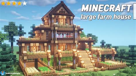 Minecraft Farm House Tutorial