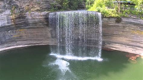 Waterfall Jumping 76 Falls Lake Cumberland Drone - YouTube