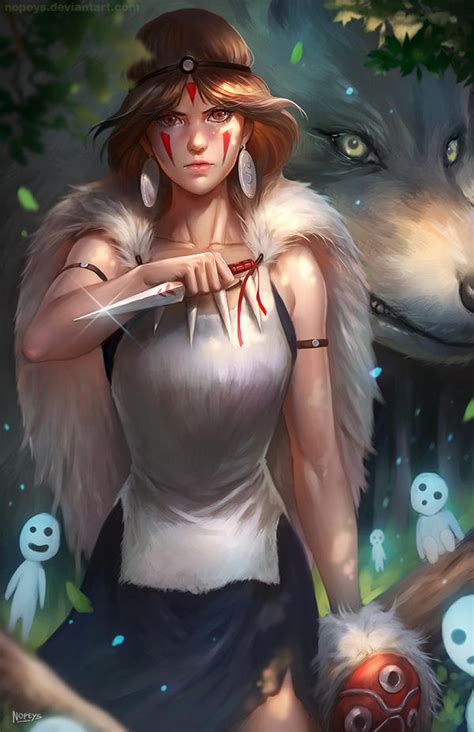 Princess Mononoke by NOPEYS on DeviantArt