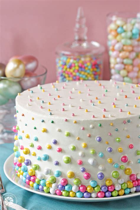 Easter Polka Dot Cake - SugarHero