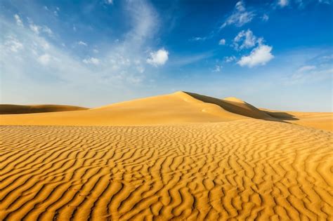 Premium Photo | Dunes of thar desert, rajasthan, india