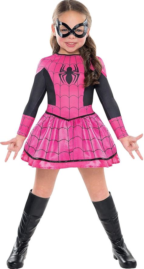 Amazon.com: Costumes USA Pink Spider-Girl Costume for Girls, Size Small ...