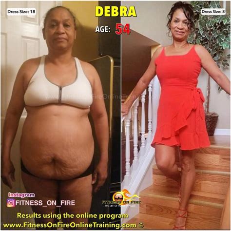 "Empowered Renewal: Debra's Remarkable Online Body Transformation ...