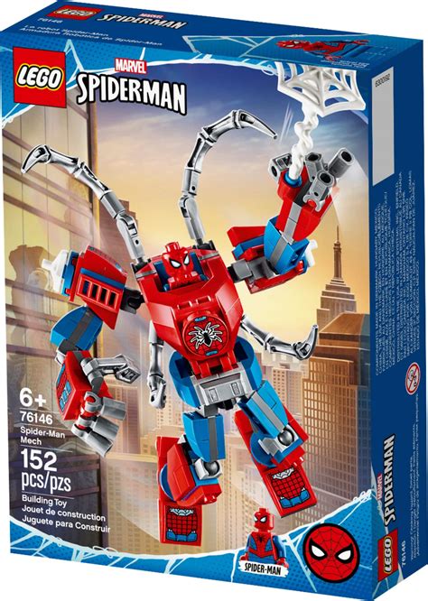 Customer Reviews: LEGO Marvel Spider-Man: Spider-Man Mech 76146 6289062 ...