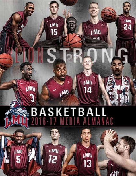 2016-17 LMU Men's Basketball Media Almanac by LMU Athletics - Issuu