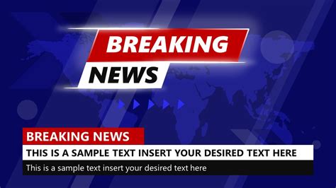 Breaking News PowerPoint Template Slides - SlideModel