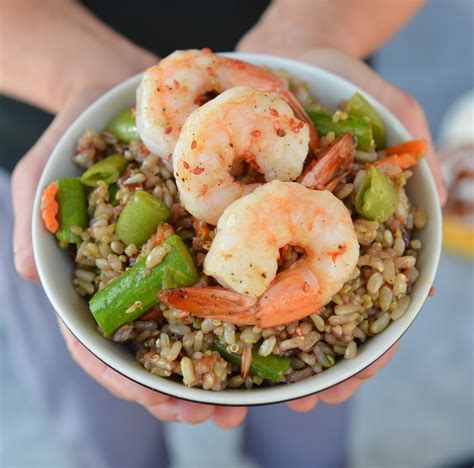 Roasted Shrimp Rice Bowl — Athlete Food