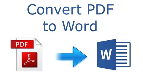 How to convert PDF to Word 2016 tutorial - YouTube