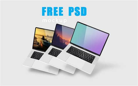 33+ Laptop Mockup PSD for Web Design - Graphic Cloud