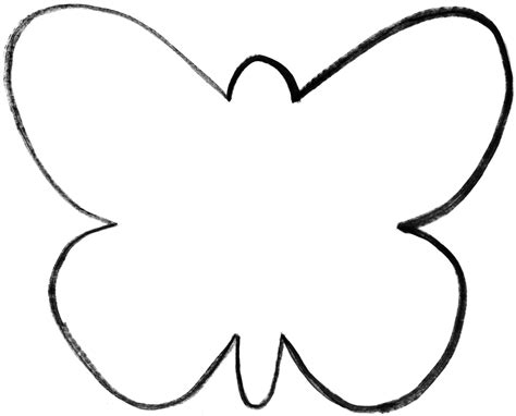 Butterfly Outline Coloring Pages - Coloring Home