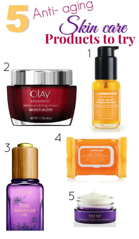 5 Anti-aging Skin Care Products to try