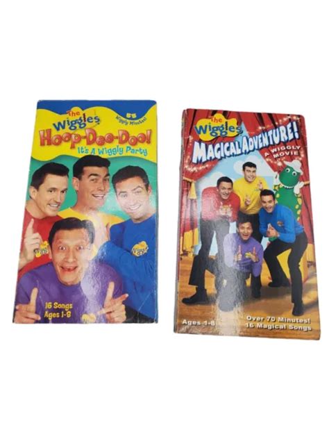 THE WIGGLES VHS Lot of 2 - Hoop-Dee-Doo! & Magical Adventure! EUR 14,72 ...