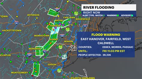 Sunny and seasonal Wednesday; flooding continues in parts of New Jersey