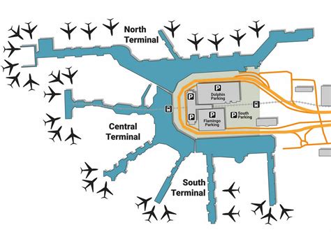 Mia Airport Terminal Map