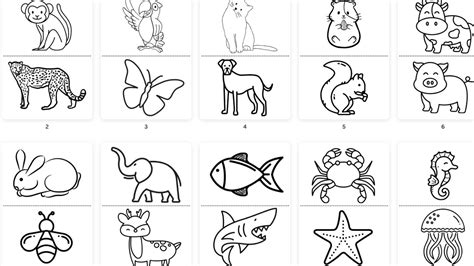 Easy Animal Coloring Pages Free Printable - Womanhood And LifeStuff