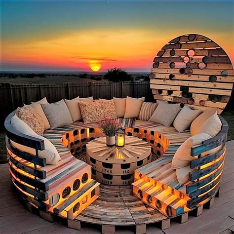 Revamp Your Outdoor Area with Unique Wood Pallet Furniture and Garden ...