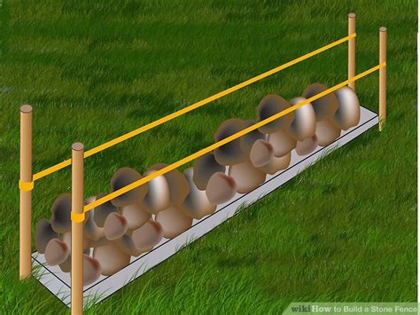 How to Build a Stone Fence: 8 Steps (with Pictures) - wikiHow