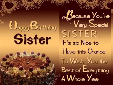 All Stuff Zone: Birthday Wishes Sister