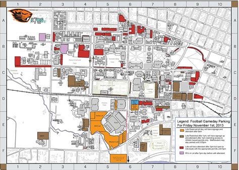 Oregon University Campus Map