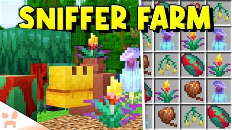 MINECRAFT SNIFFER FARM 1.21+ | Easy Auto Torchflower + Pitcher Plant ...