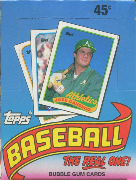 1989 Topps Baseball Unopened Wax Box with (36) Packs | Pristine Auction