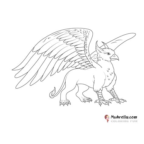 Griffin Coloring Page