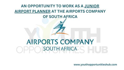 AN OPPORTUNITY TO WORK AS A JUNIOR AIRPORT PLANNER AT THE AIRPORTS ...