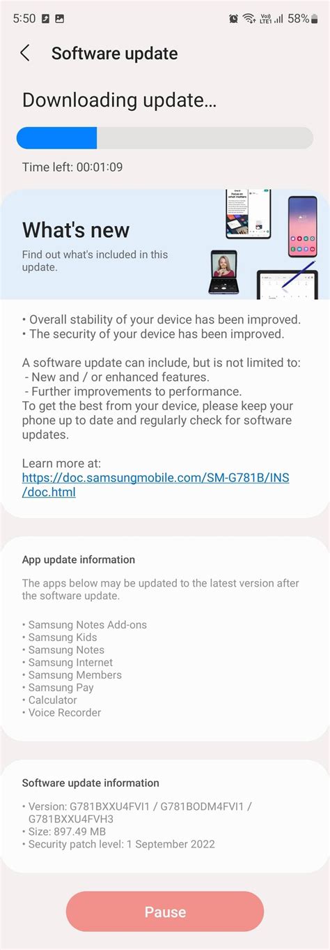 Samsung S20FE 5G New Software Update - Samsung Members