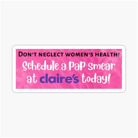 "Women's Health at Claire's Bumper Sticker" Sticker for Sale by ...