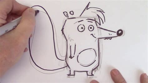 How to Draw a Cartoon Animal - Easy for Beginners - YouTube