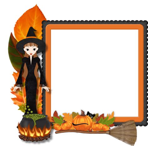 Halloween Frames - Facebook Black Cat Pumpkin Profile Picture Frame ...