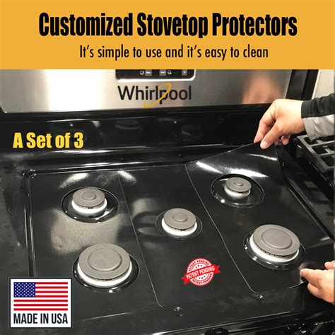 Whirlpool Stove Protector Liners - Stove Top Protector for Whirlpool G ...