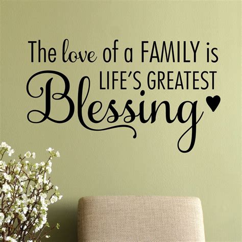 The Love of A Family Wall Quotes™ Decal | Family wall, Wall decals and ...