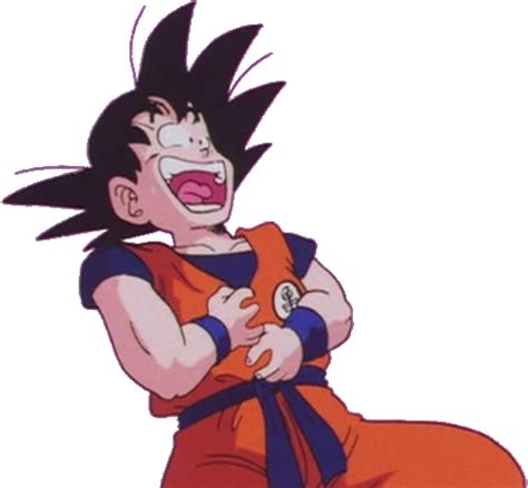 PNG - DBZ - Goku Laughing by SuperCaptainN on DeviantArt