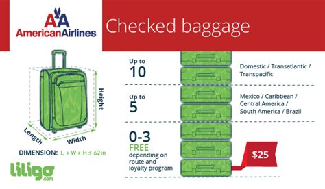 Baggage policies for American Airlines - Traveler's Edition