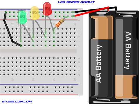 Simple Breadboard Circuit Diagram