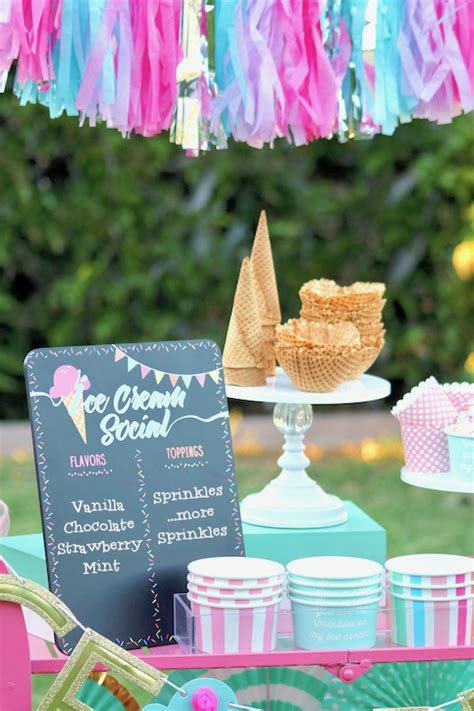 Simple Ice Cream Social ideas they'll scream for! - LAURA'S little PARTY