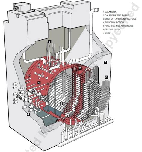 Schematic of the CANDU 6 Reactor Core Design [9]. | Download Scientific ...