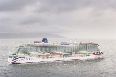 The newest P&O Cruises ship - Iona - arrives in Southampton - The ...