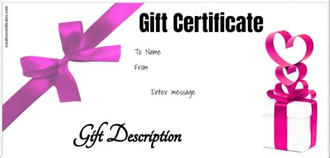 FREE Gift Certificate Template | 50+ Designs | Customize Online and Print