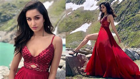 Saaho: Shraddha Kapoor looks like a wine-coloured fairy in these new ...