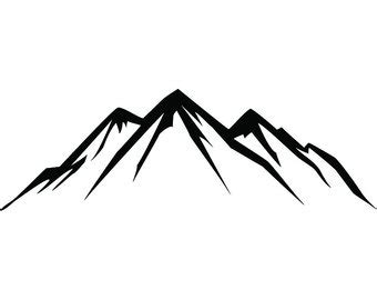 Colorado Mountain Silhouette at GetDrawings | Free download