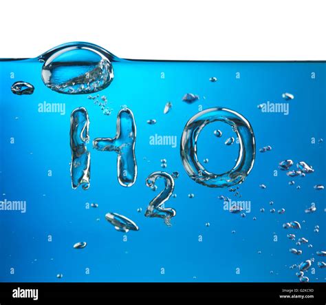 Chemical Formula Water H2o High Resolution Stock Photography and Images ...