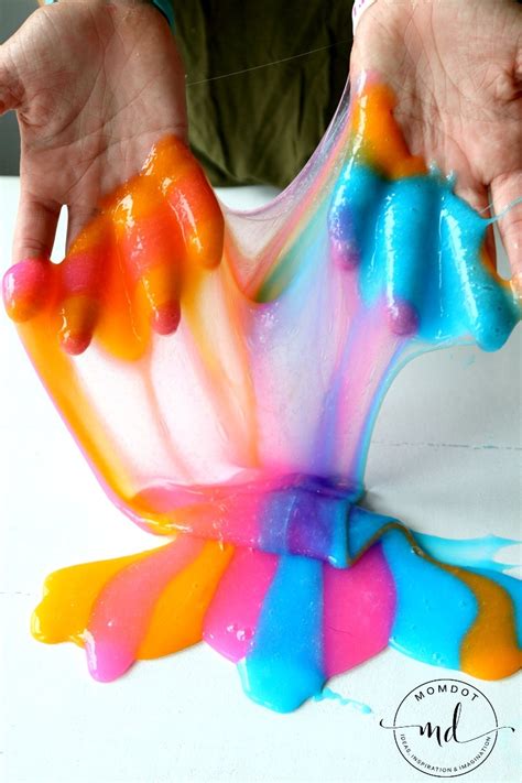 Unicorn Poop Slime (With Clear Glue)