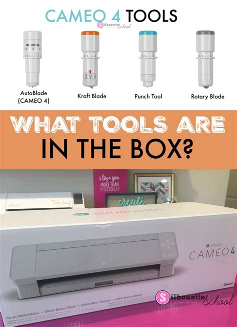 Silhouette CAMEO 4 Tools: What Blades are Included? - Silhouette School