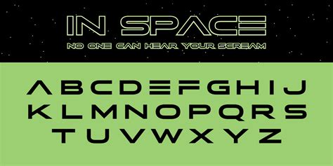 Sci Fi Alphabet in Space. Galaxy Horror Letters. Futuristic typography ...