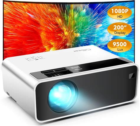 Amazon.com: Mini Projector, CiBest Outdoor Projector 1080P Full HD ...