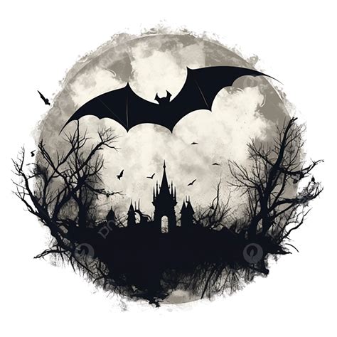 Halloween Bat Symbol On Transparent Background, Halloween, Bat Symbol ...