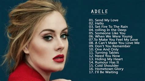 Best Songs Of ADELE – ADELE Greatest Hits Mix – Playlist 2017 - YouTube