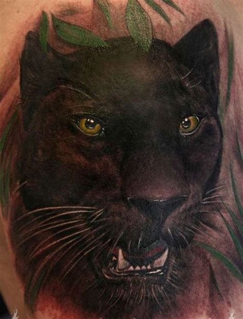 Wonderful watercolor black panther tattoo - Tattoos Book - 65.000 ...